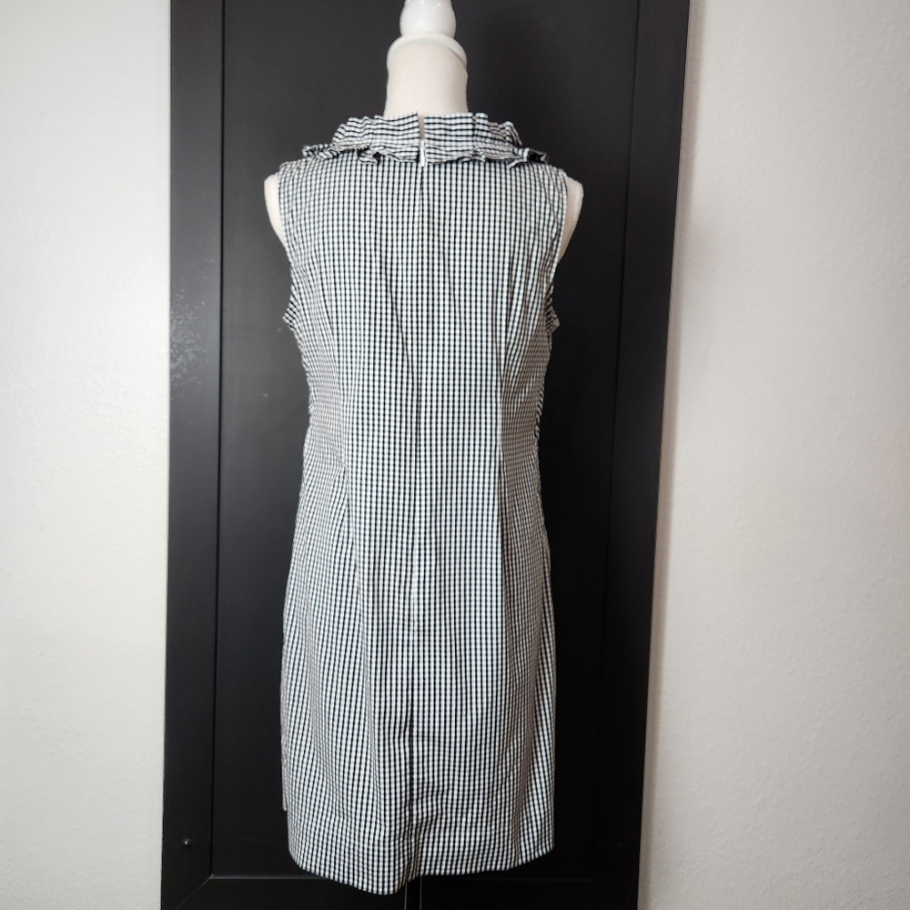 Talbots Gingham Print Shift Dress Size 8 Petite - Picture 6 of 8